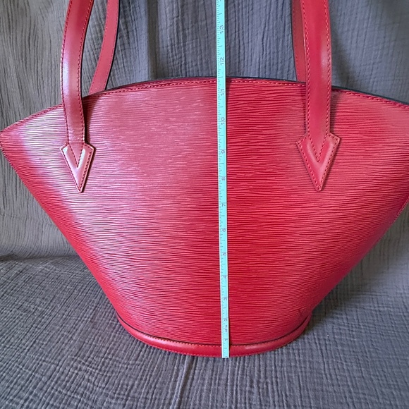 Louis Vuitton Saint Jacques GM bag & wallet in red EPI leather - Picture 3 of 16